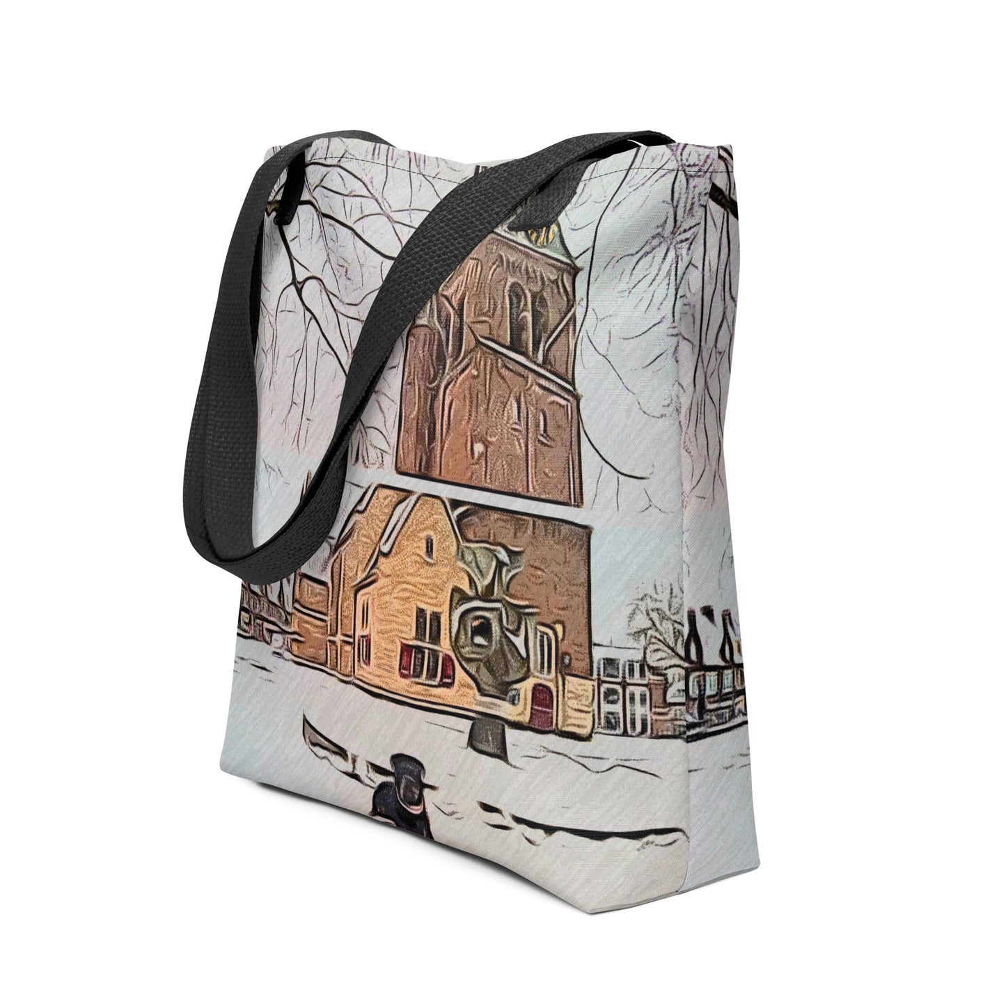 Dutch Church Dog Tote Bag