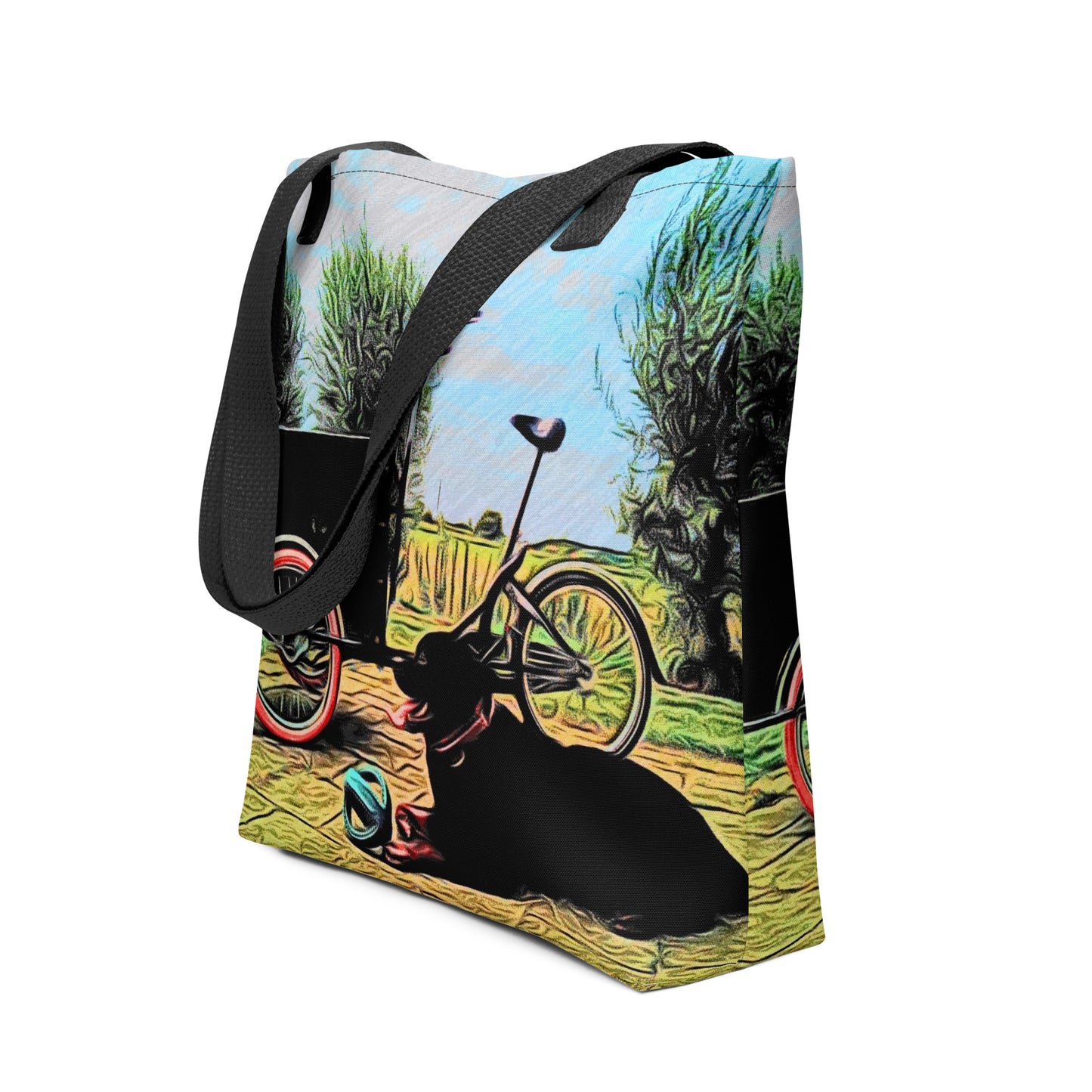 Dog and Bakfiets Tote Bag
