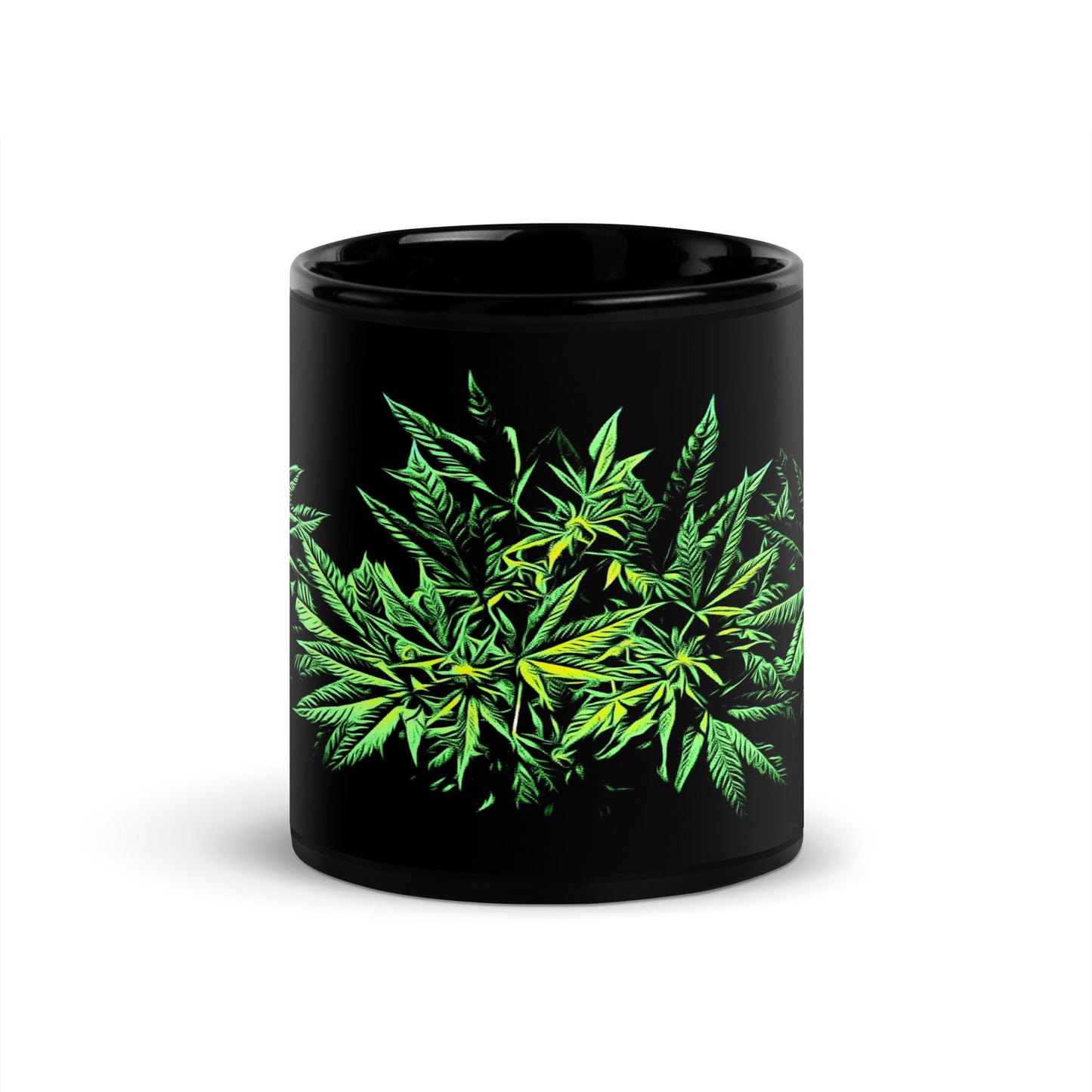 Early Flowering Broad Cannabis Leaf Mug