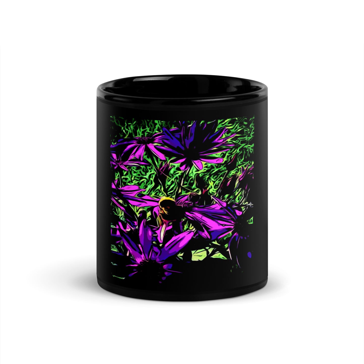 Bee on Purple Flower Mug