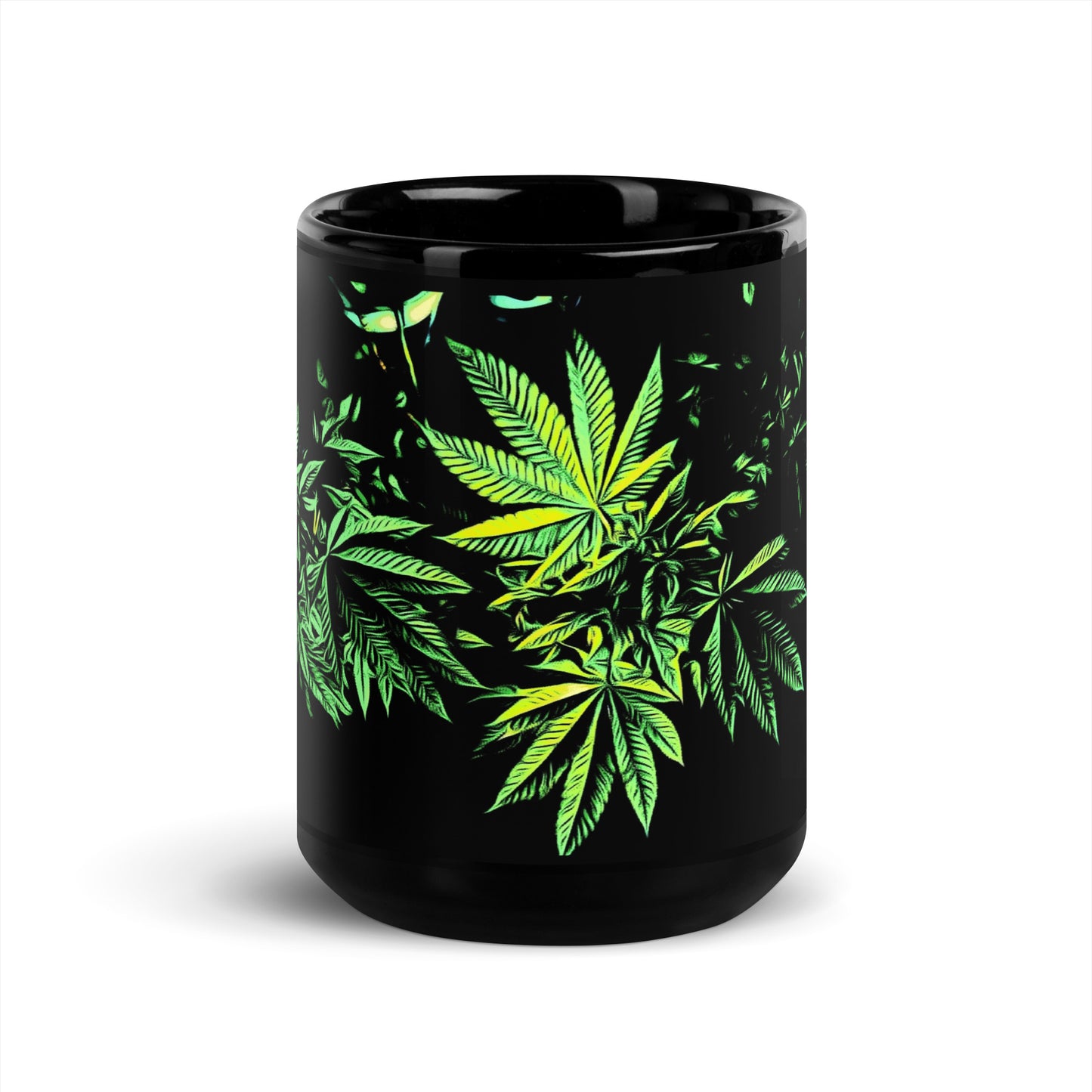 3 Big Cannabis Leaves Mug