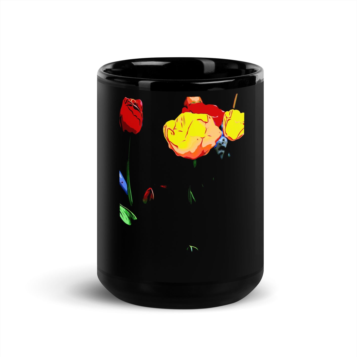 Mix of Tulip Flowers Mug