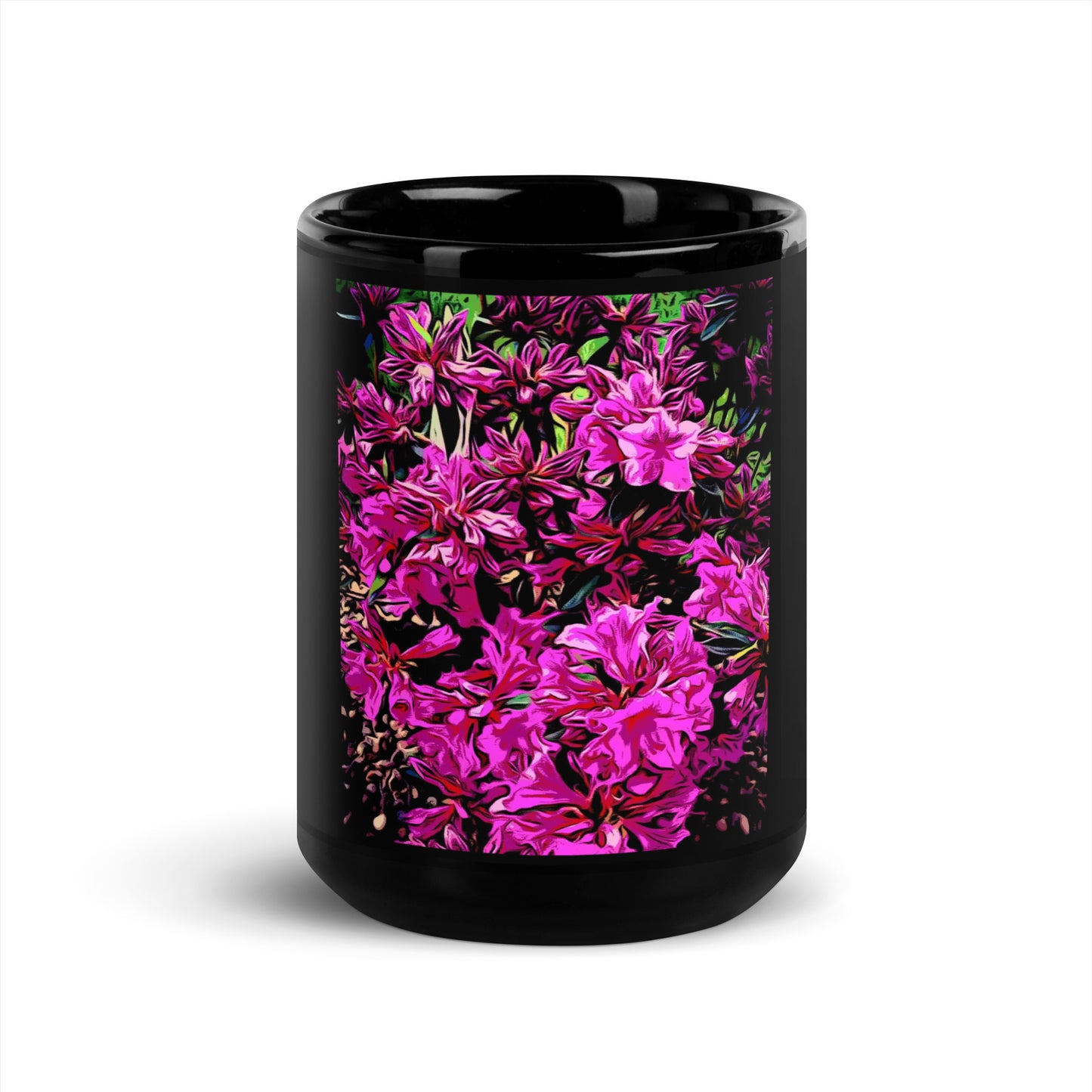 Pink Azalea Flowers Mug