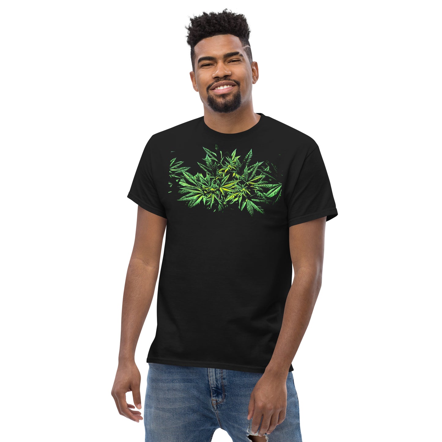 Early Flowering Broad Cannabis Leaf Unisex T-shirt