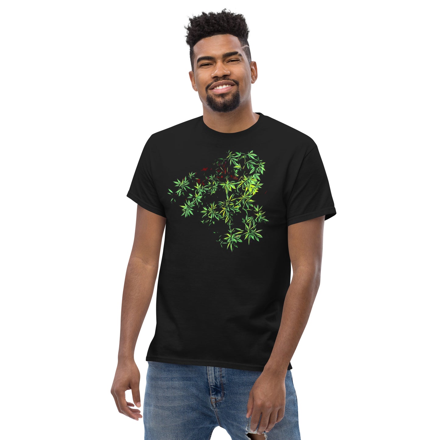 Red Hybrid Vegetative Cannabis Plant Unisex T-shirt