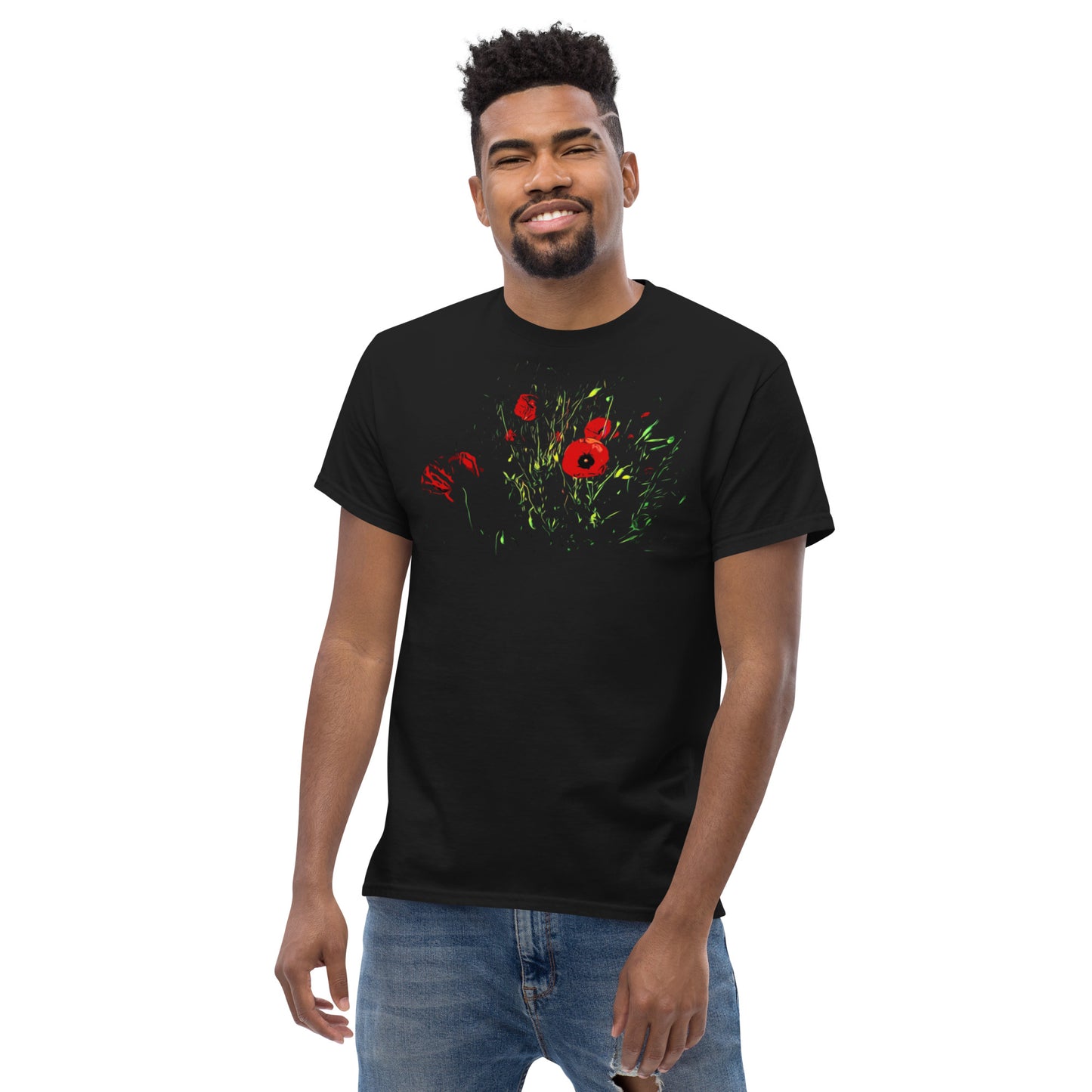 Field of Red Poppy Flowers Unisex T-shirt