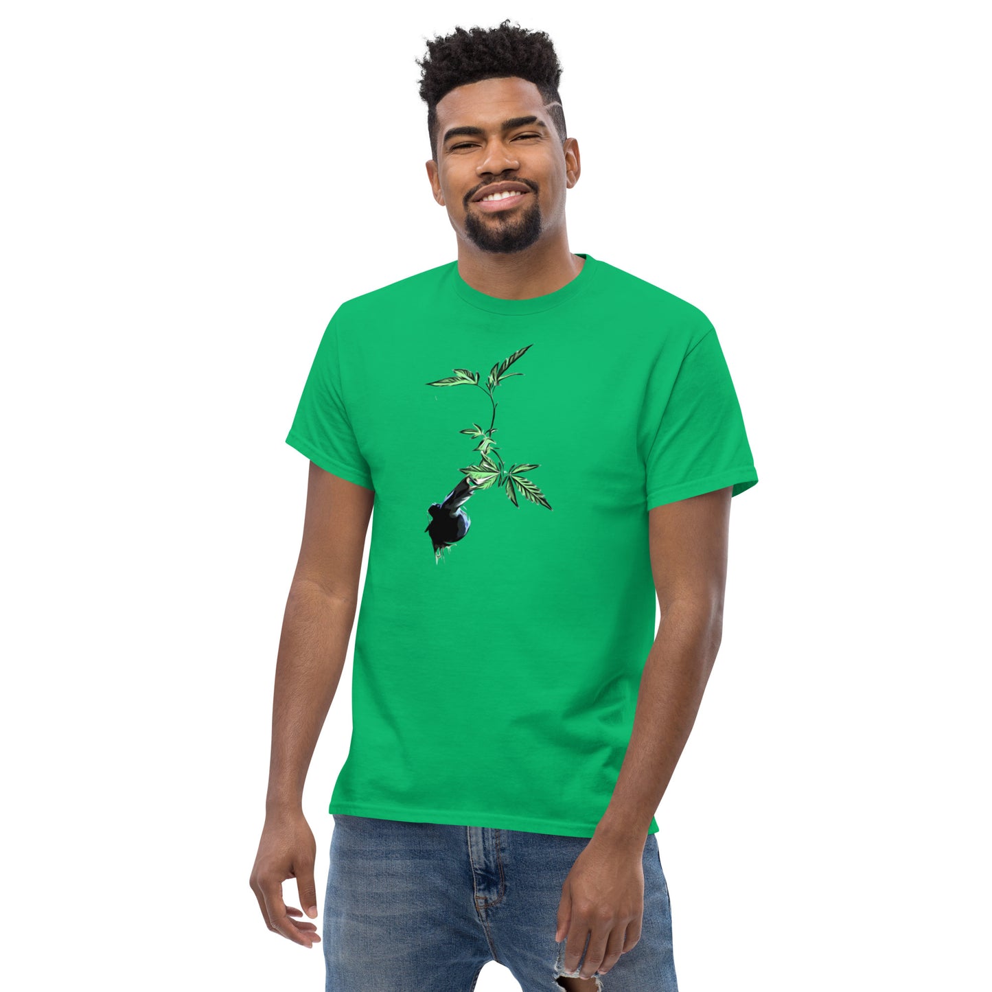 Bonsai Bong Cannabis Plant Unisex T-shirt