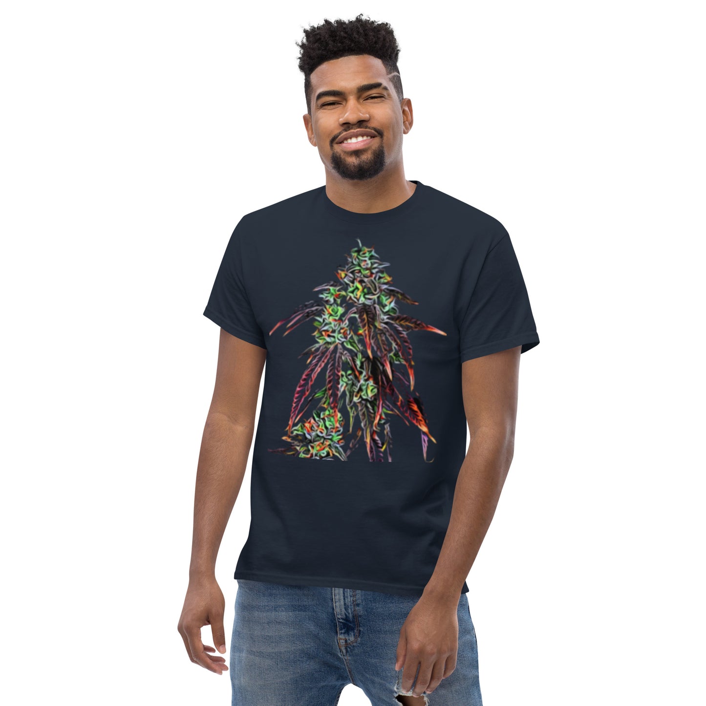 Rainbow Cannabis Flower Unisex T-shirt
