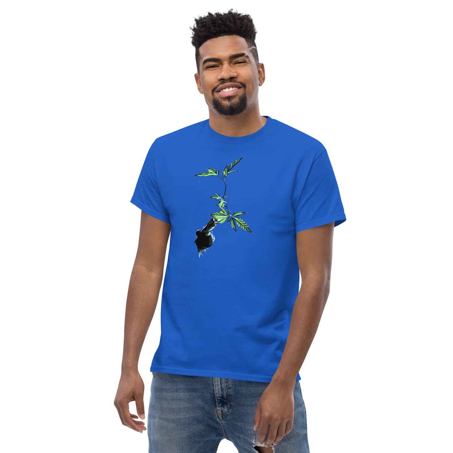 Bonsai Bong Cannabis Plant Unisex T-shirt