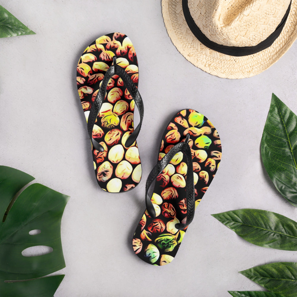 Green Beans Cannabis Seeds Flip-Flops