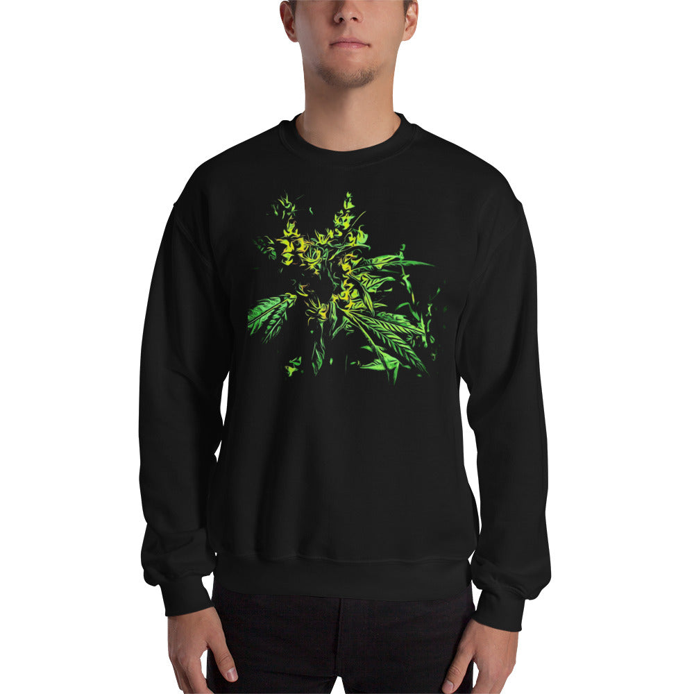 Happy's Haze Cannabis Variety Unisex Sweatshirt