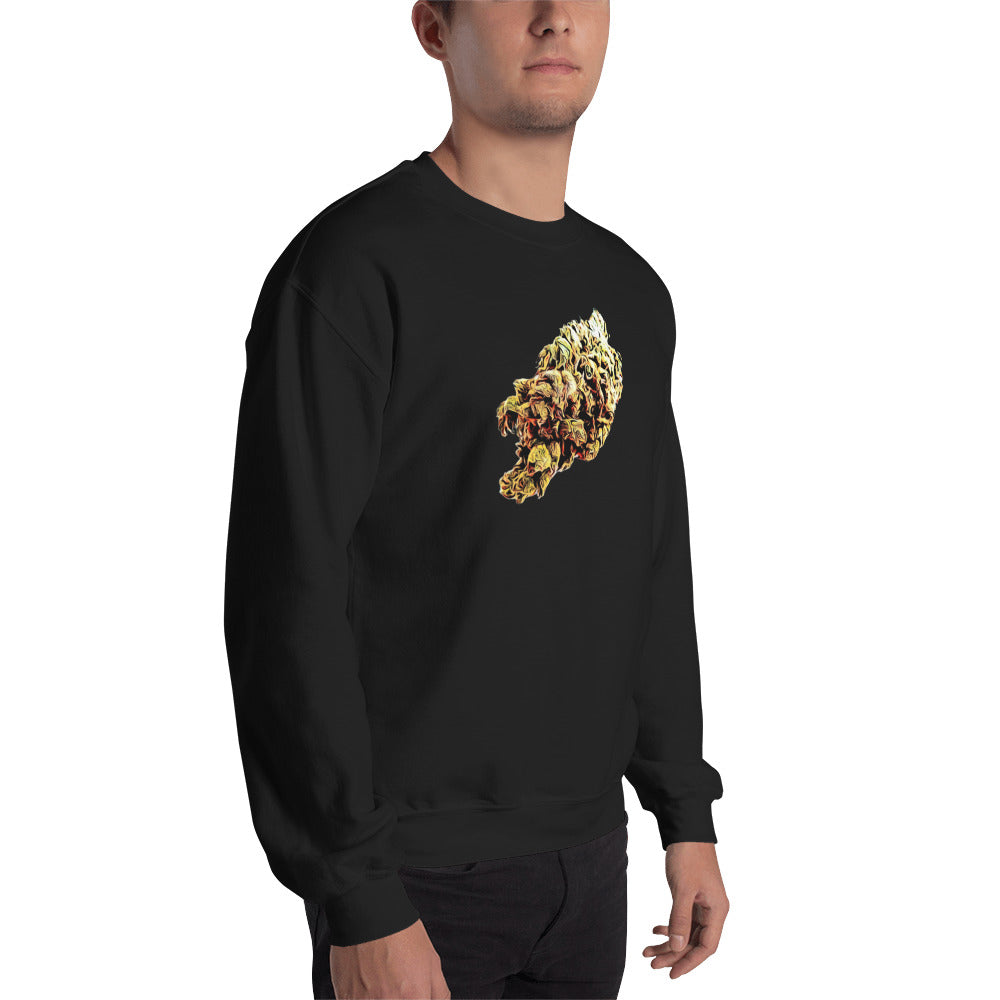 Homegrown Haze Cannabis Plant Unisex Sweatshirt