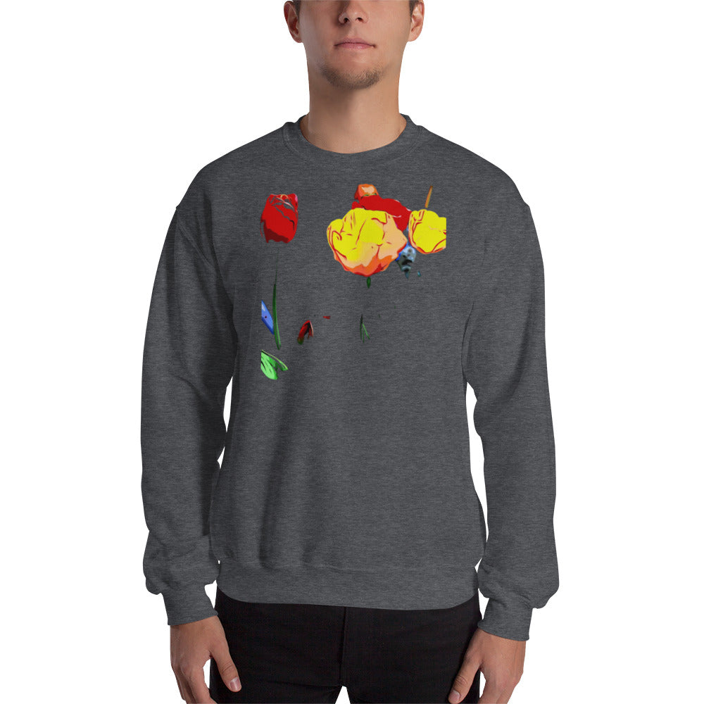 Mix of Tulip Flowers Unisex Sweatshirt