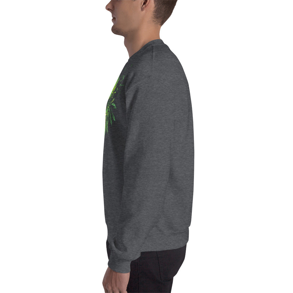 3 Big Cannabis Leaves Unisex Sweatshirt