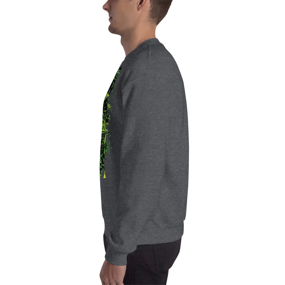 Monster Bush Cannabis Plant Unisex Sweatshirt