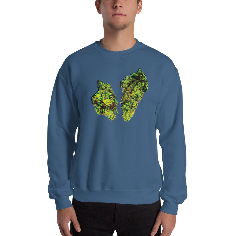 Homegrown Cannabis Flowers Unisex Sweatshirt