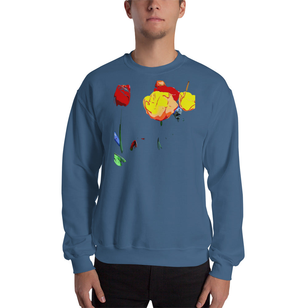 Mix of Tulip Flowers Unisex Sweatshirt