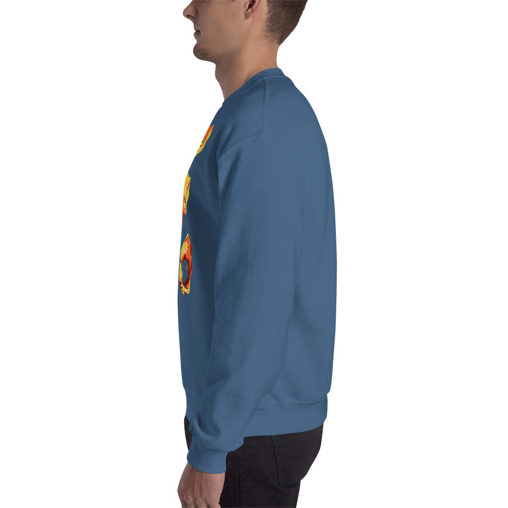 Red and Yellow Tulip Flowers Unisex Sweatshirt