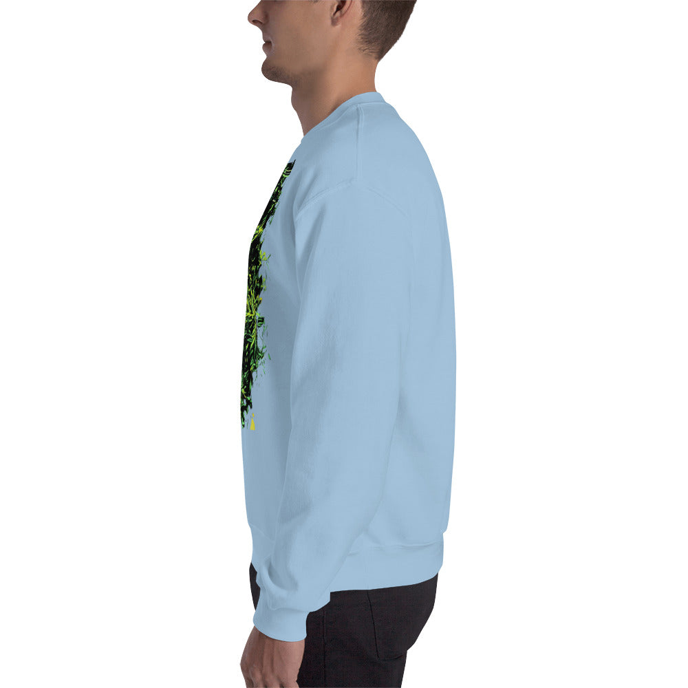 Monster Bush Cannabis Plant Unisex Sweatshirt