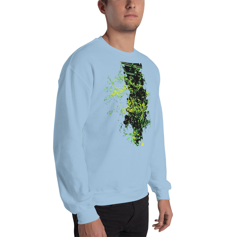 Monster Bush Cannabis Plant Unisex Sweatshirt