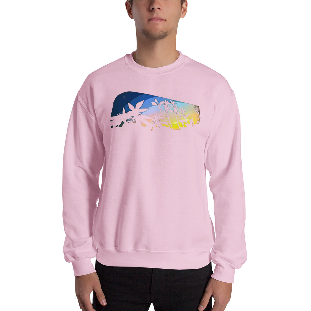 Cannabis and Starflower Moon Unisex Sweatshirt