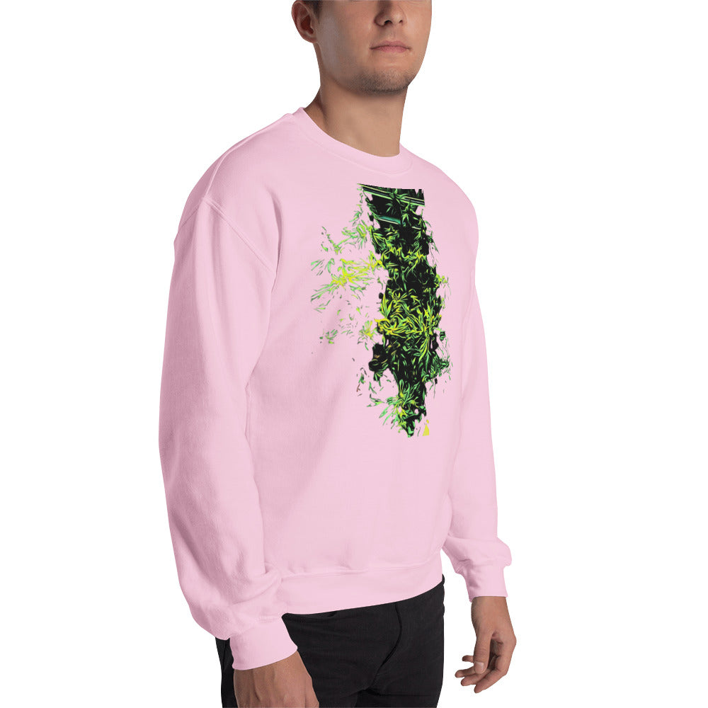Monster Bush Cannabis Plant Unisex Sweatshirt