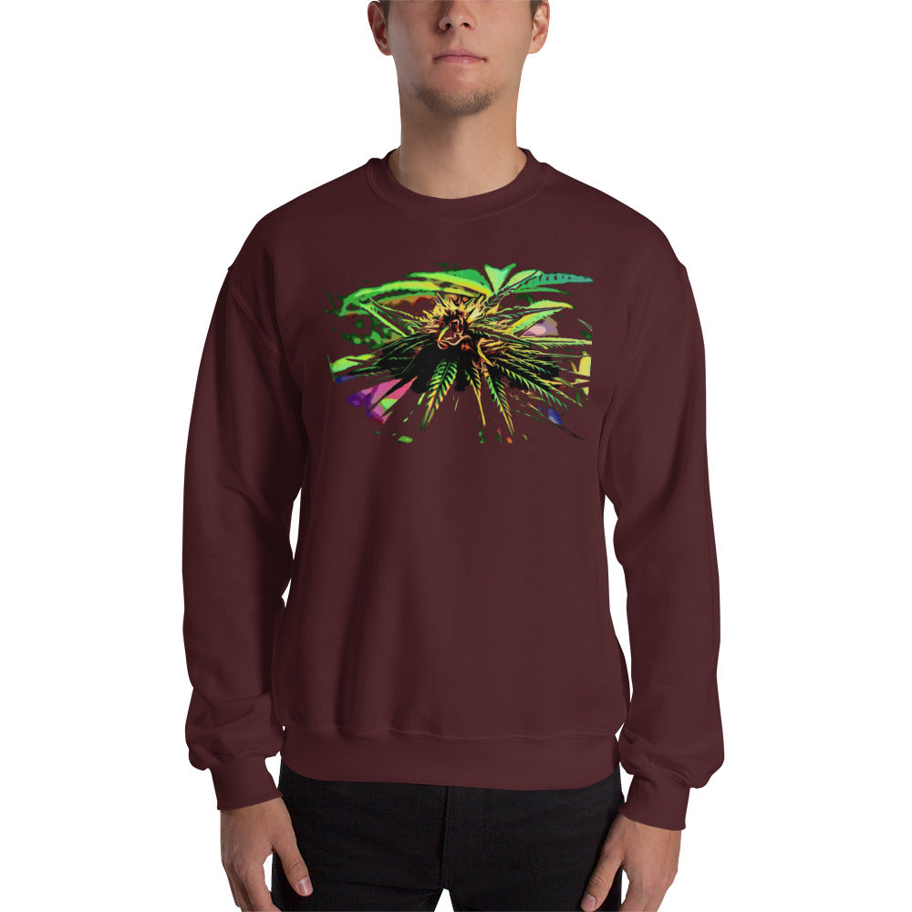 Happy's Sunshine Cannabis Variety Unisex Sweatshirt