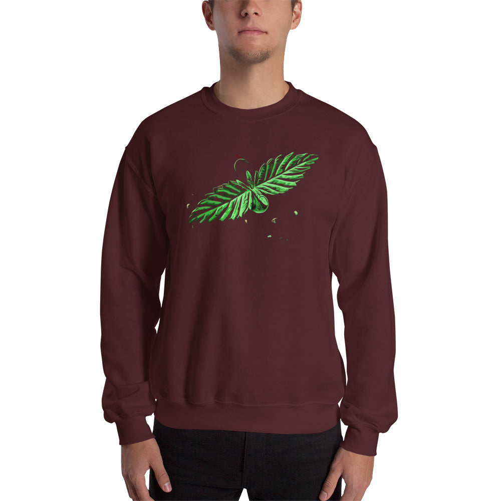 Young Cannabis Plant Unisex Sweatshirt