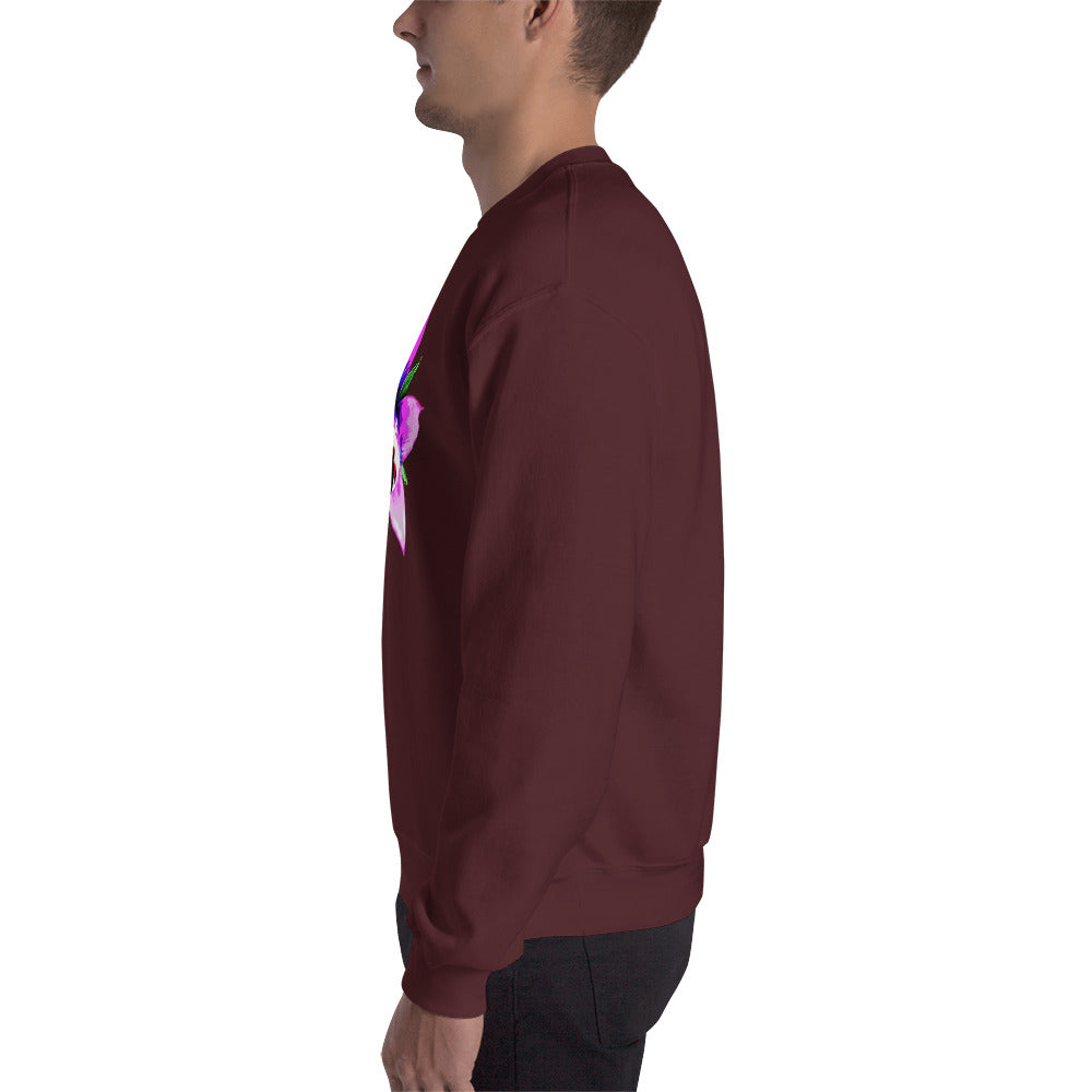 Pink Starflower Unisex Sweatshirt