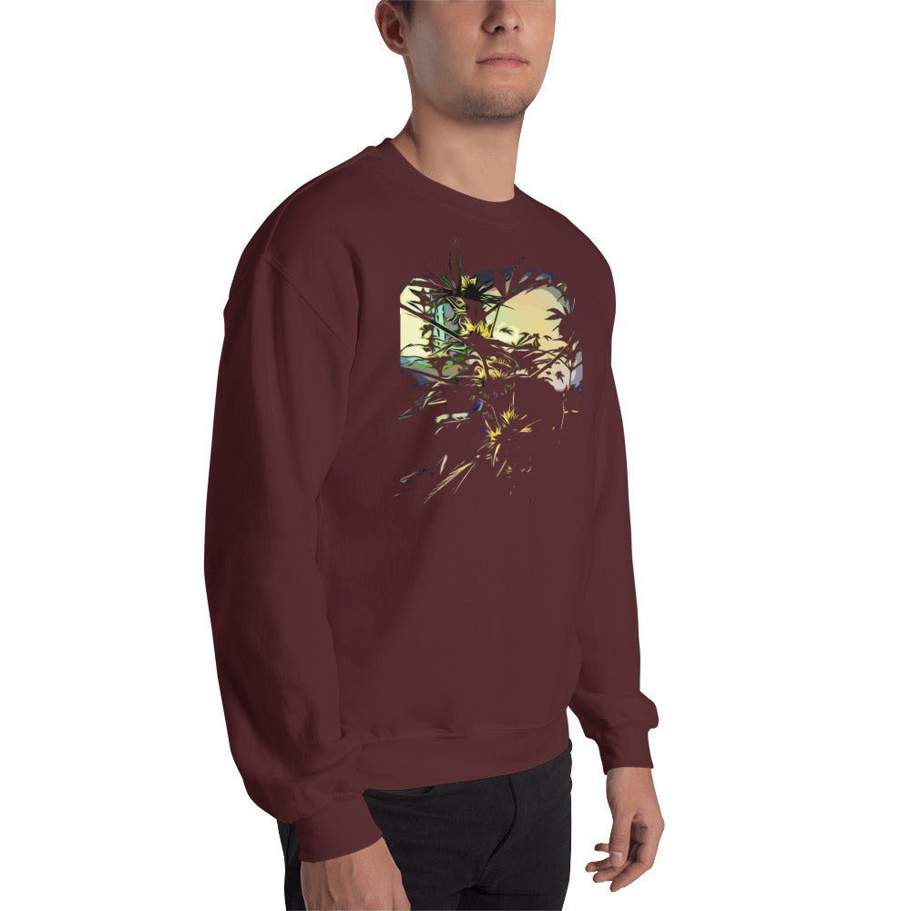 Happy's Blaze Cannabis Variety Unisex Sweatshirt