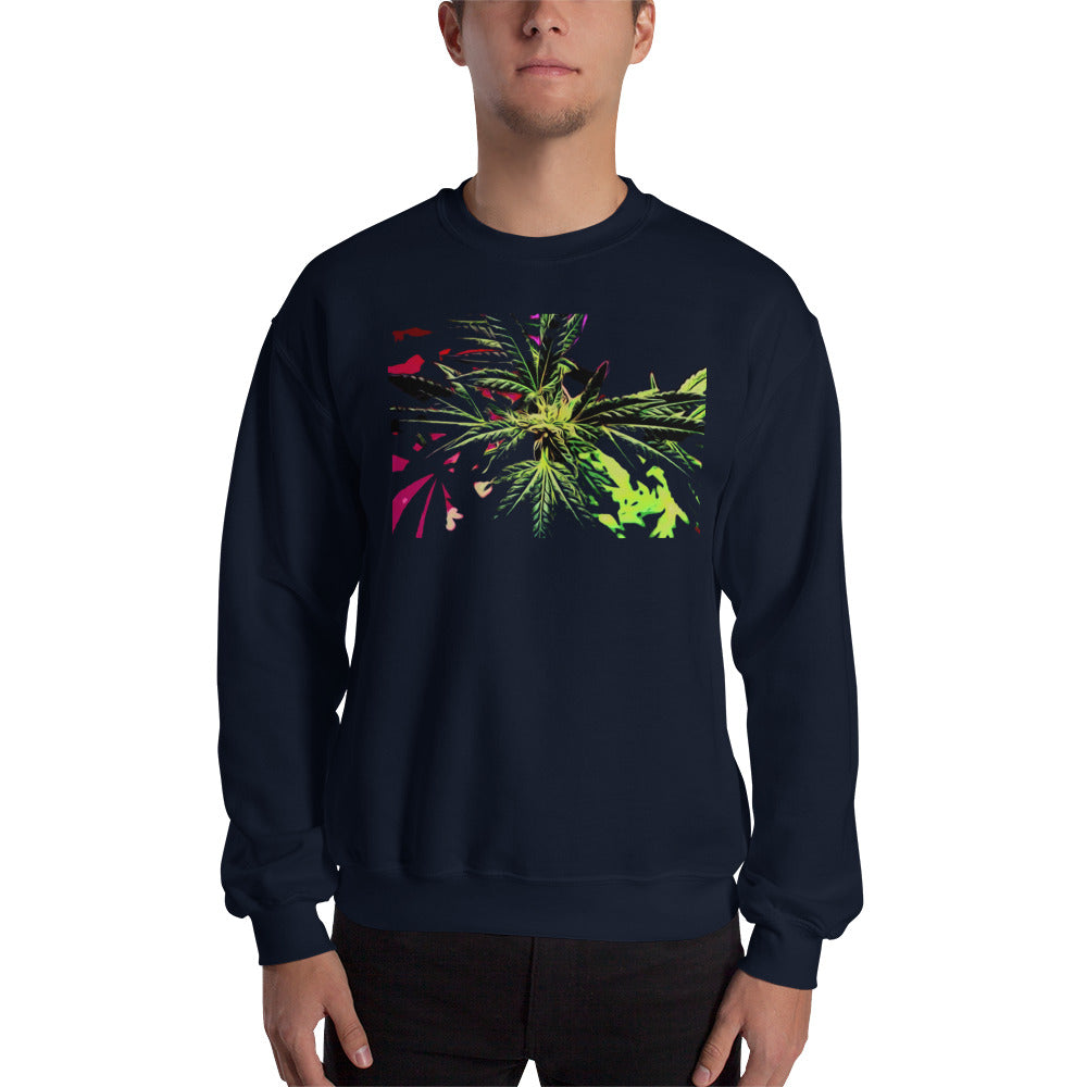 Happy's Special Blend Cannabis Plant Unisex Sweatshirt