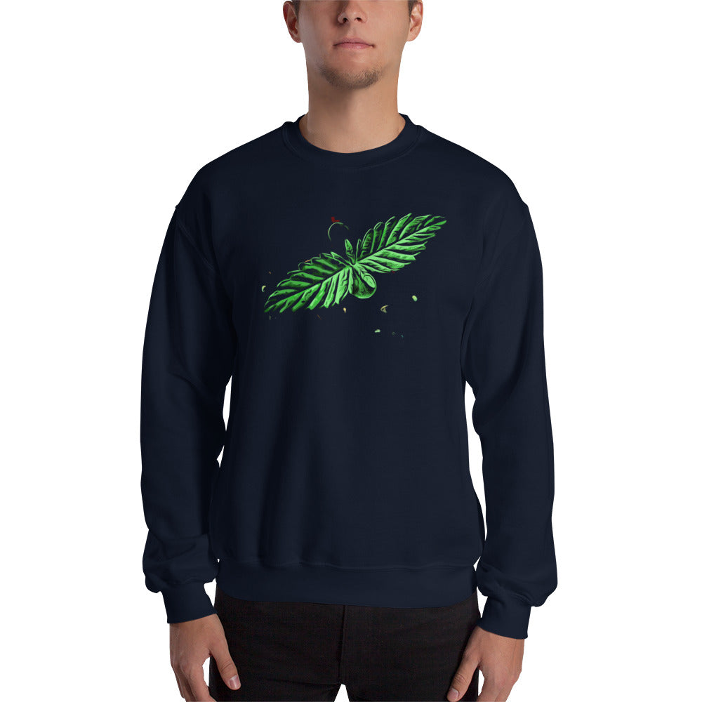 Young Cannabis Plant Unisex Sweatshirt