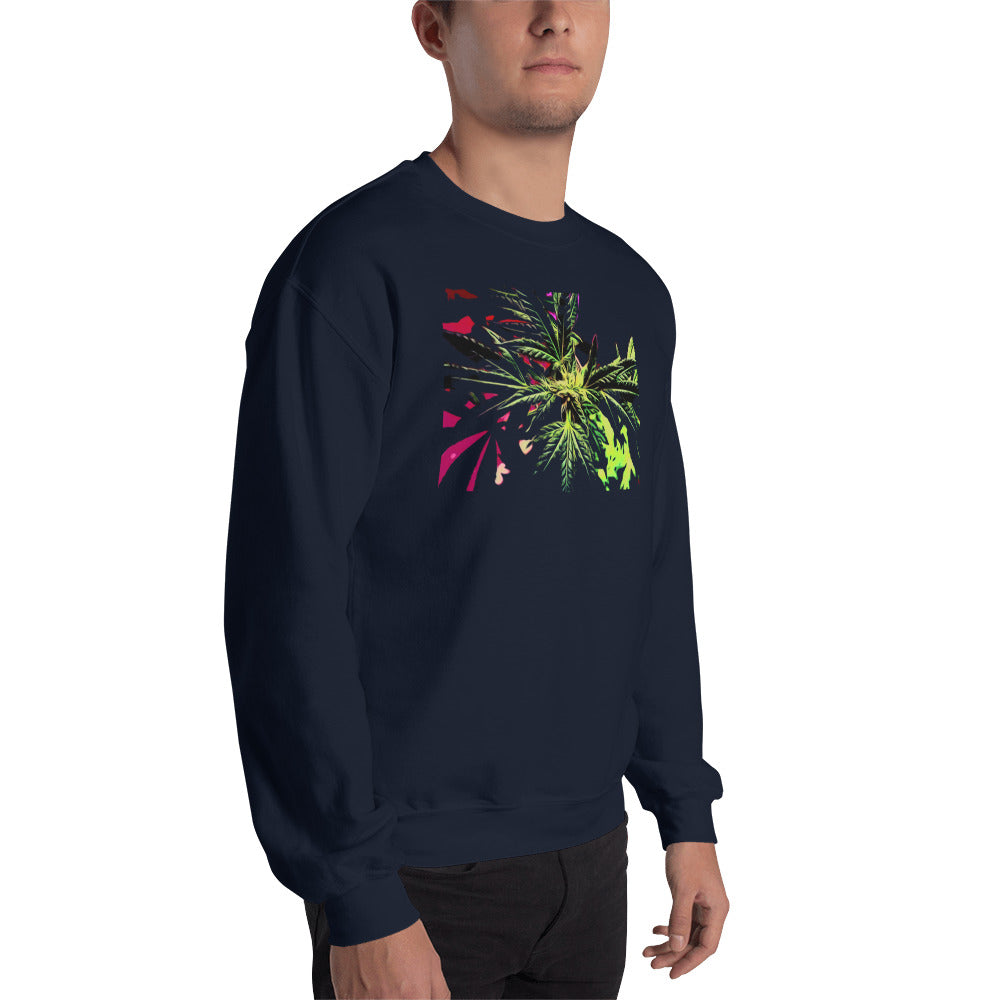 Happy's Special Blend Cannabis Plant Unisex Sweatshirt