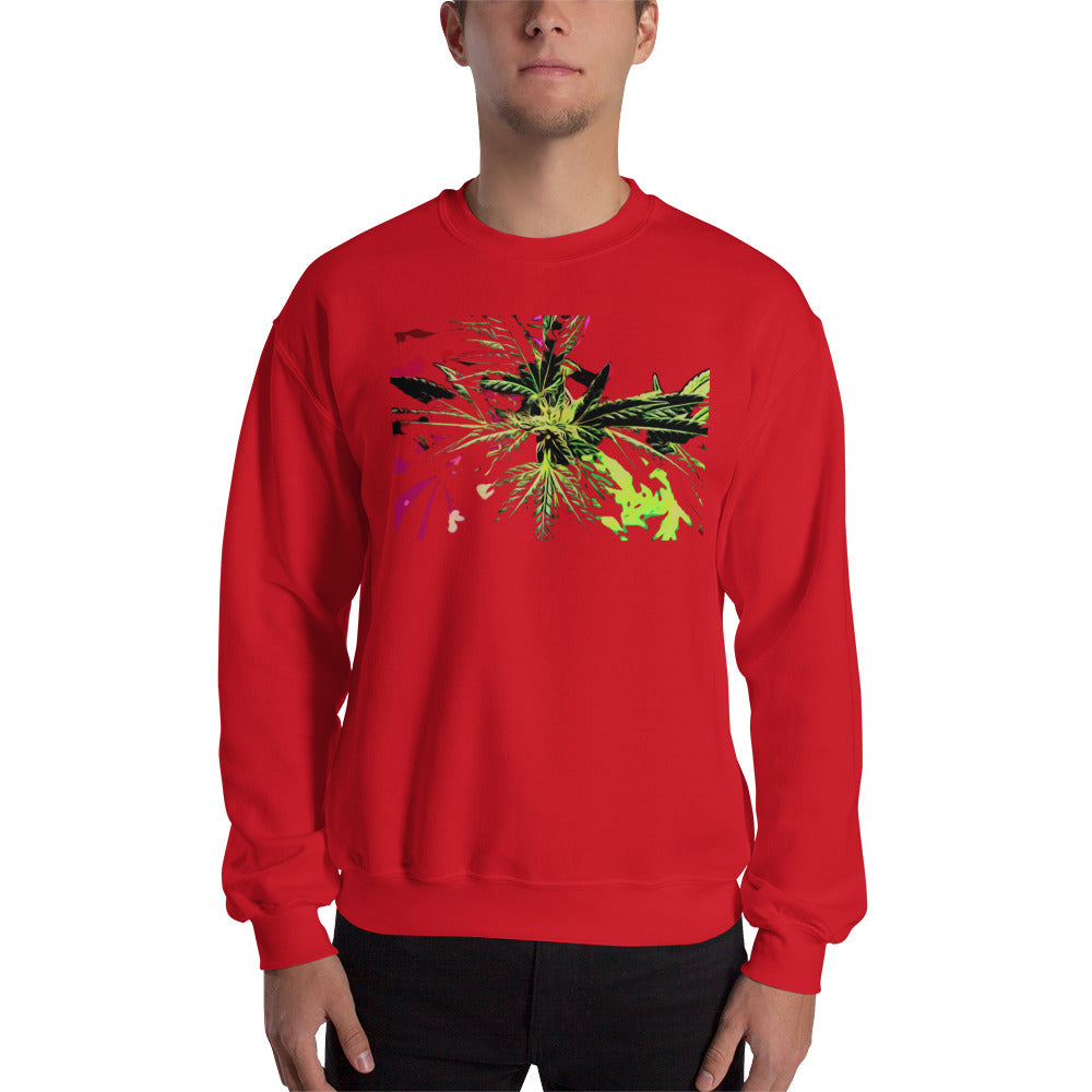 Happy's Special Blend Cannabis Plant Unisex Sweatshirt