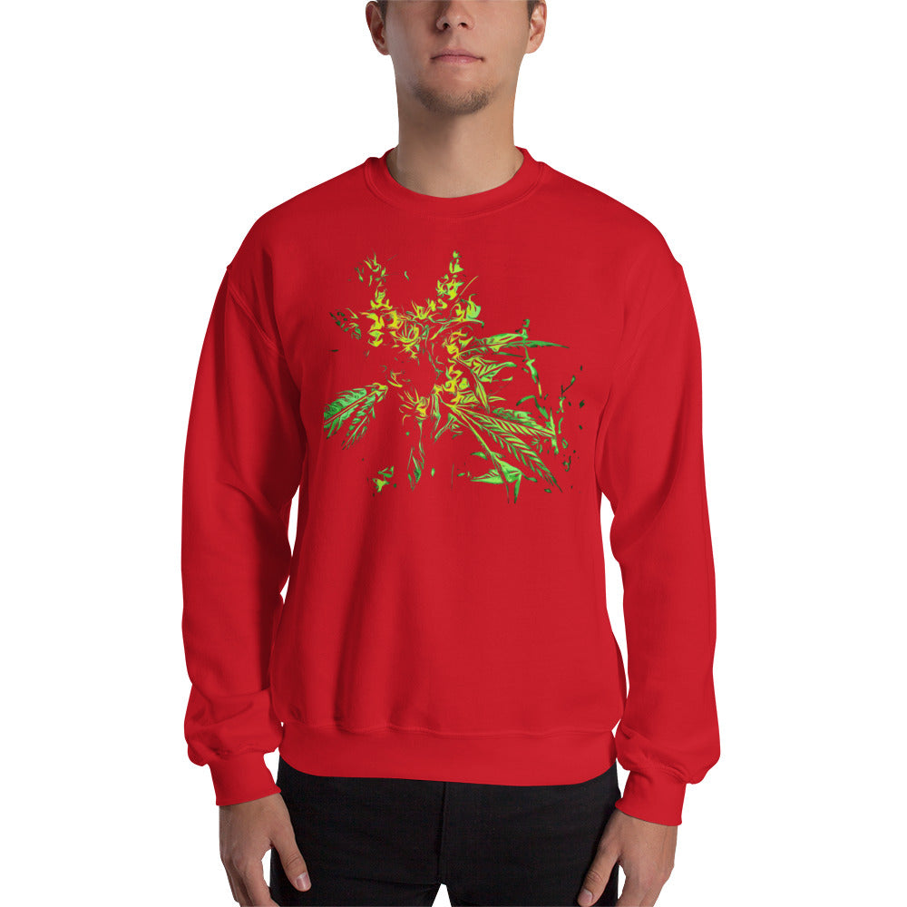 Happy's Haze Cannabis Variety Unisex Sweatshirt