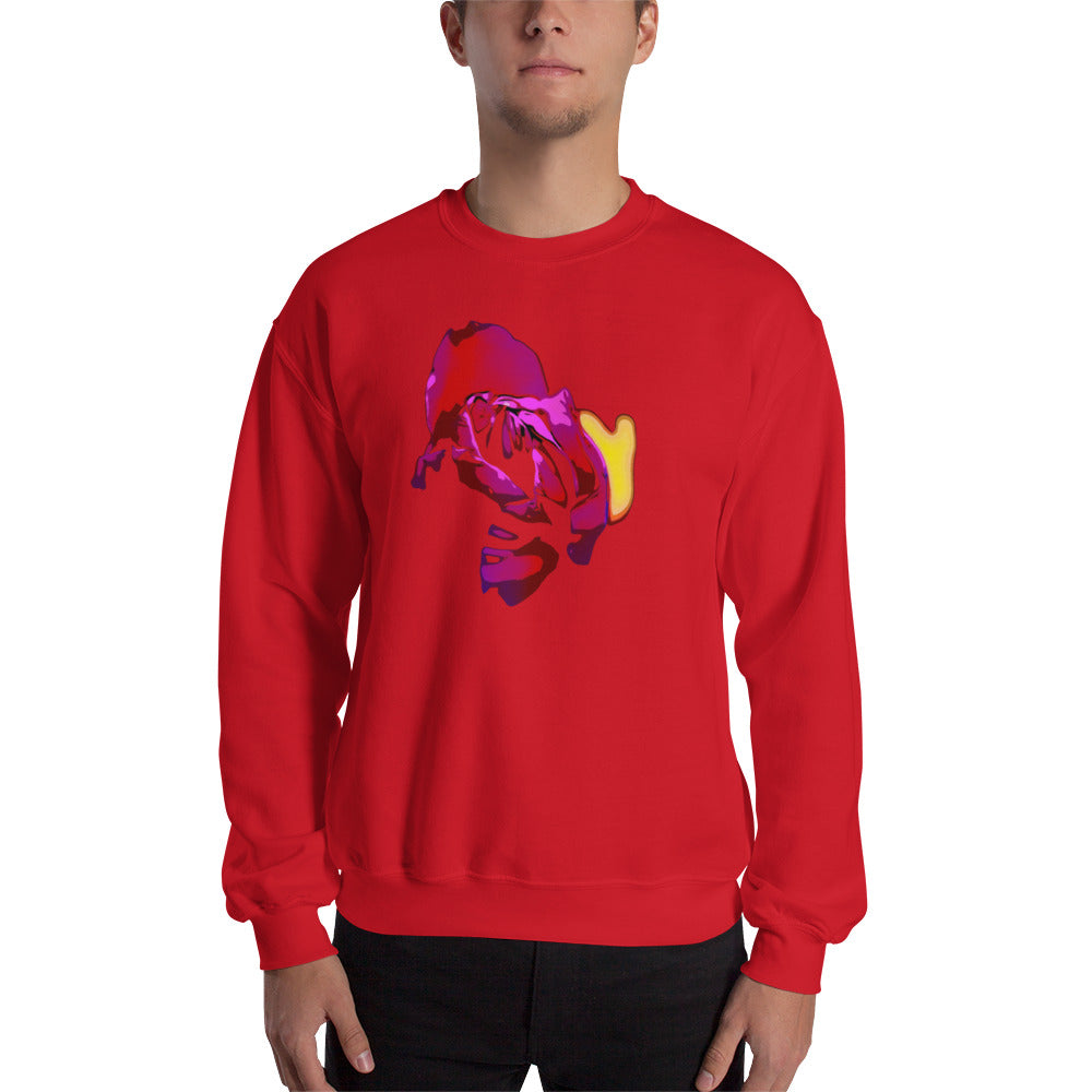 Purple Tulip Flower Unisex Sweatshirt