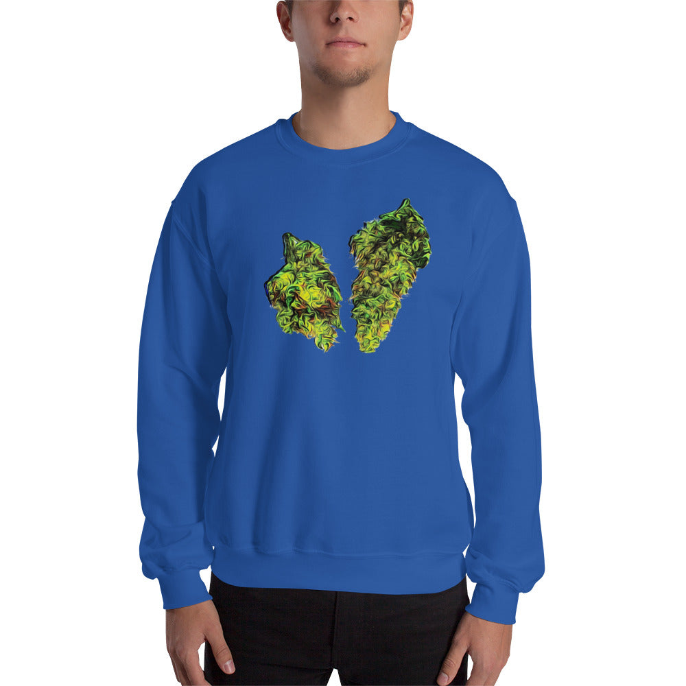 Homegrown Cannabis Flowers Unisex Sweatshirt