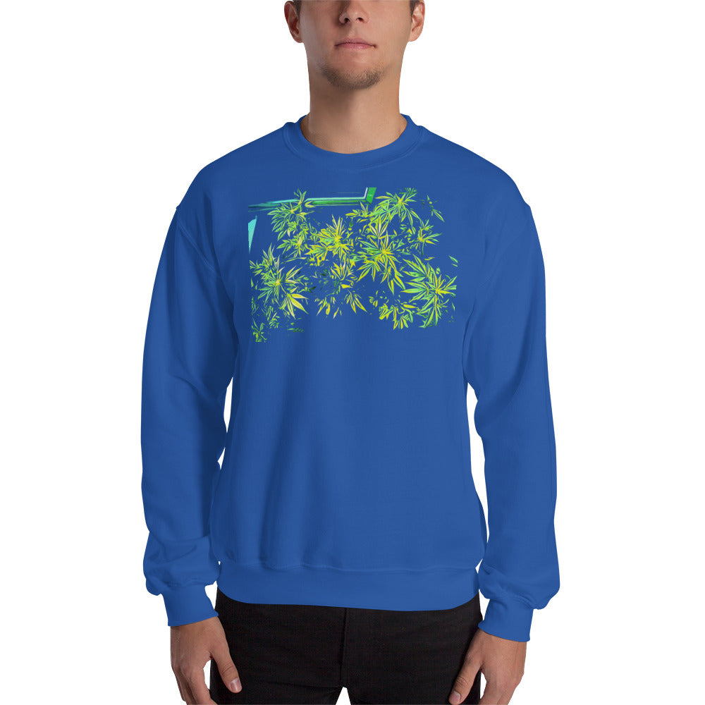 X Cannabis Plant Unisex Sweatshirt