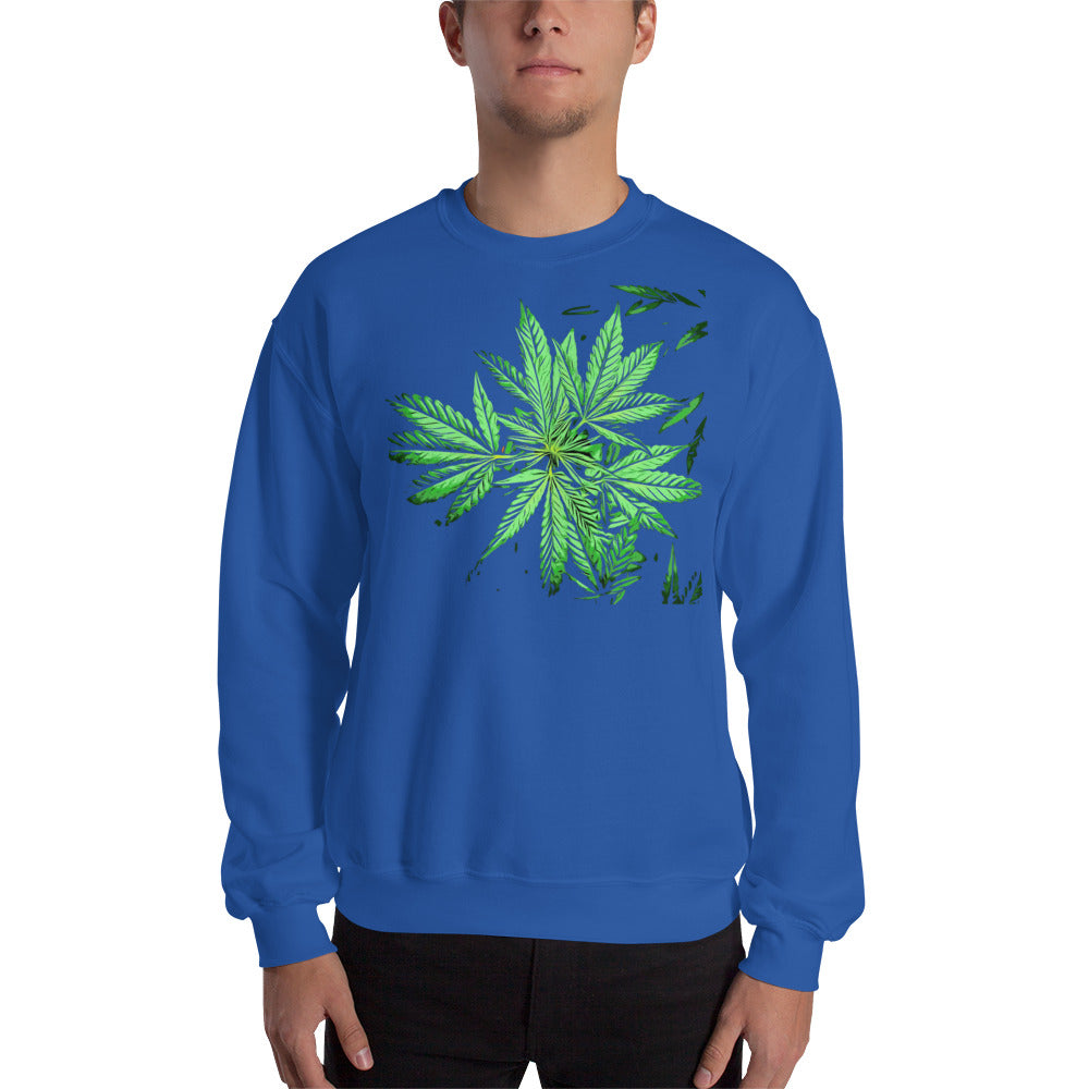Early Flowering Cannabis Plant Unisex Sweatshirt