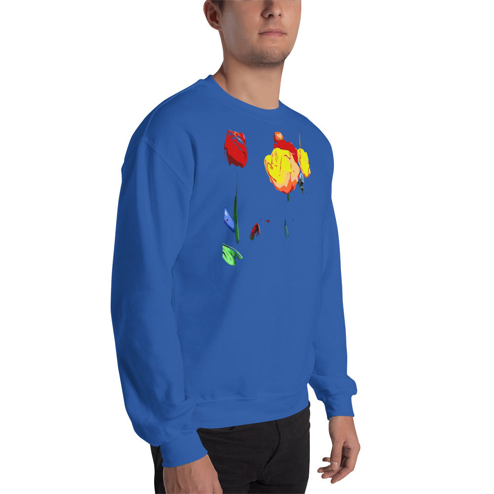 Mix of Tulip Flowers Unisex Sweatshirt