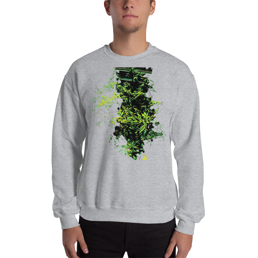 Monster Bush Cannabis Plant Unisex Sweatshirt