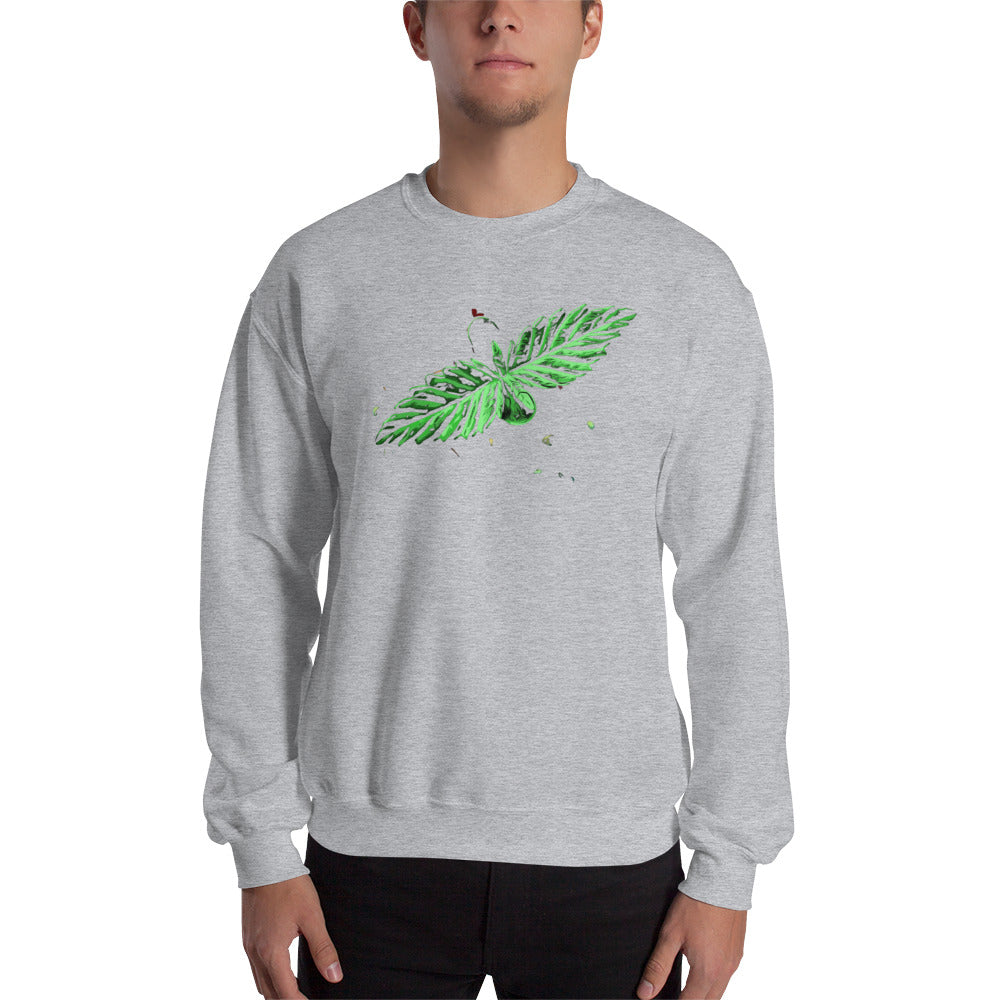 Young Cannabis Plant Unisex Sweatshirt