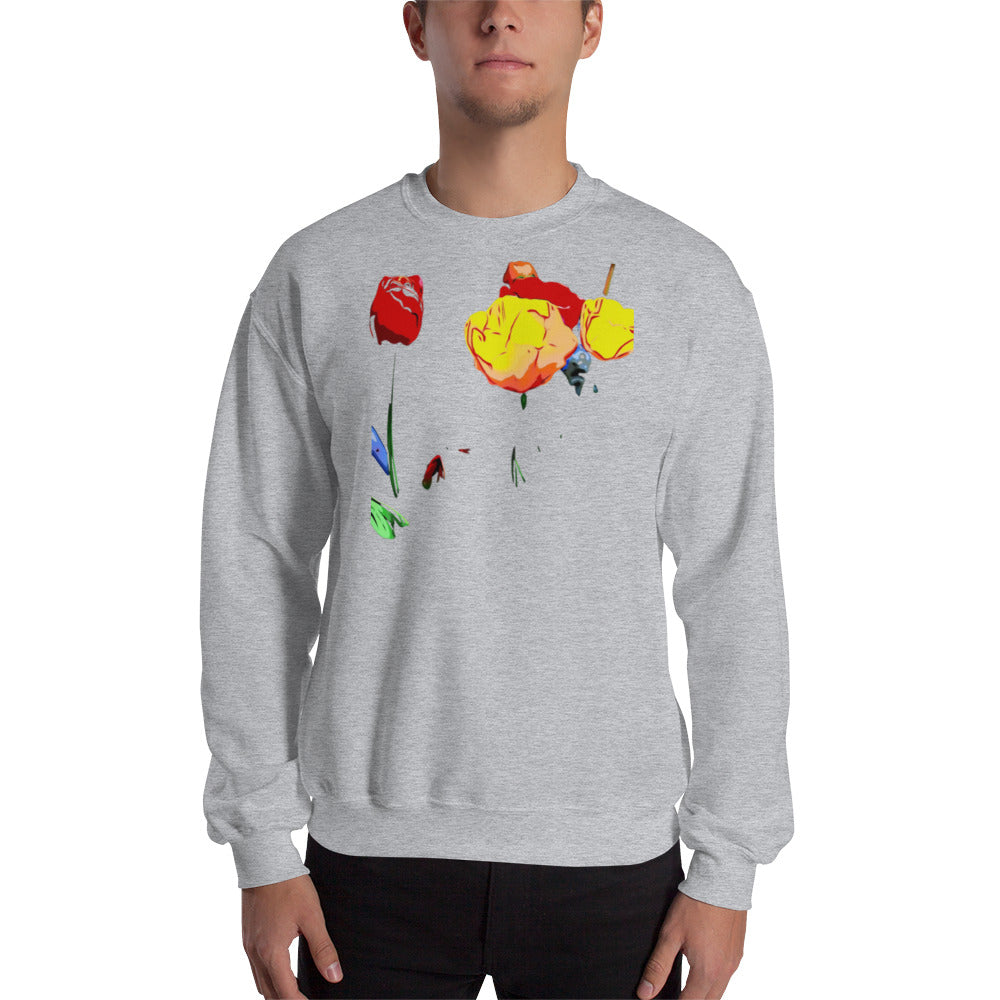 Mix of Tulip Flowers Unisex Sweatshirt