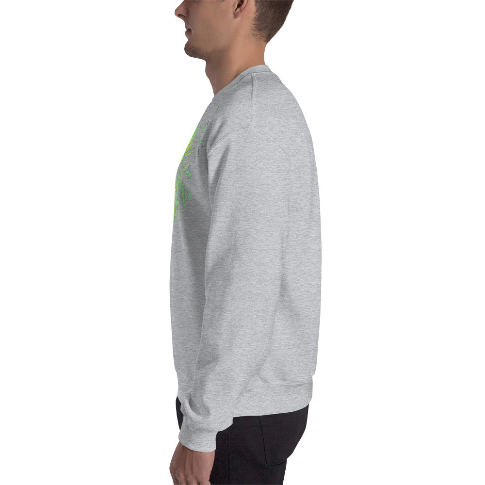 3 Big Cannabis Leaves Unisex Sweatshirt
