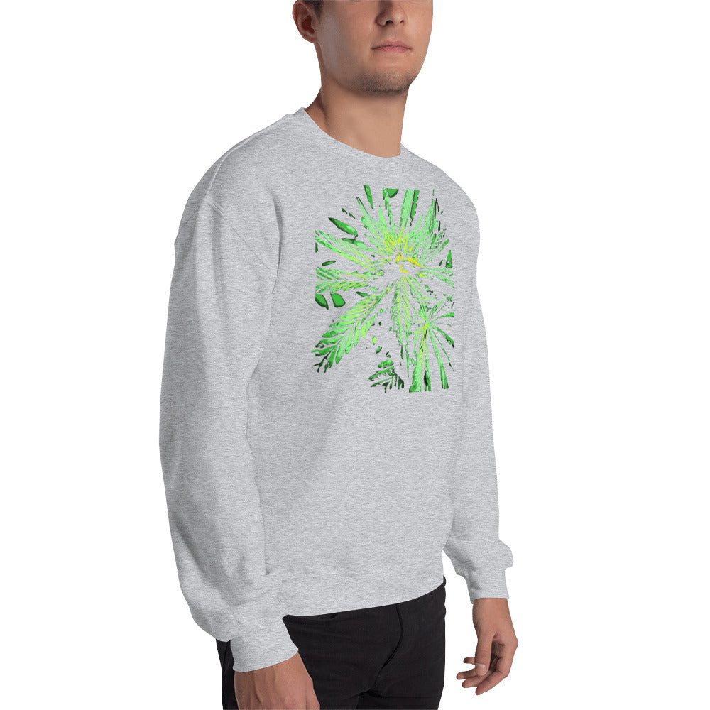 Seeded Flowering Cannabis Plant Unisex Sweatshirt