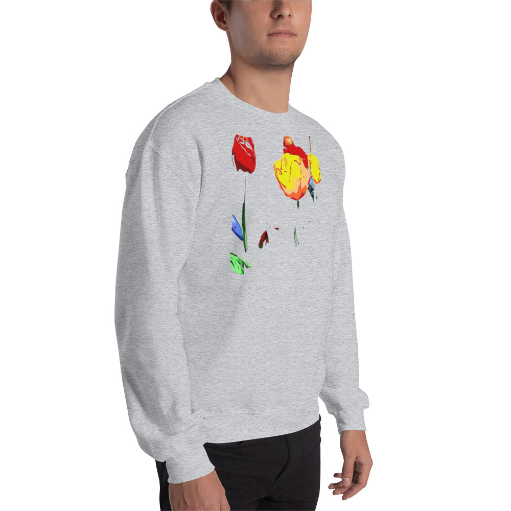 Mix of Tulip Flowers Unisex Sweatshirt