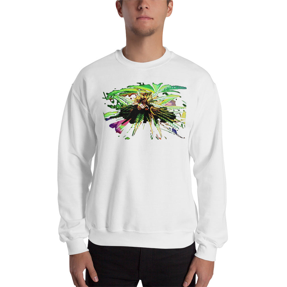 Happy's Sunshine Cannabis Variety Unisex Sweatshirt