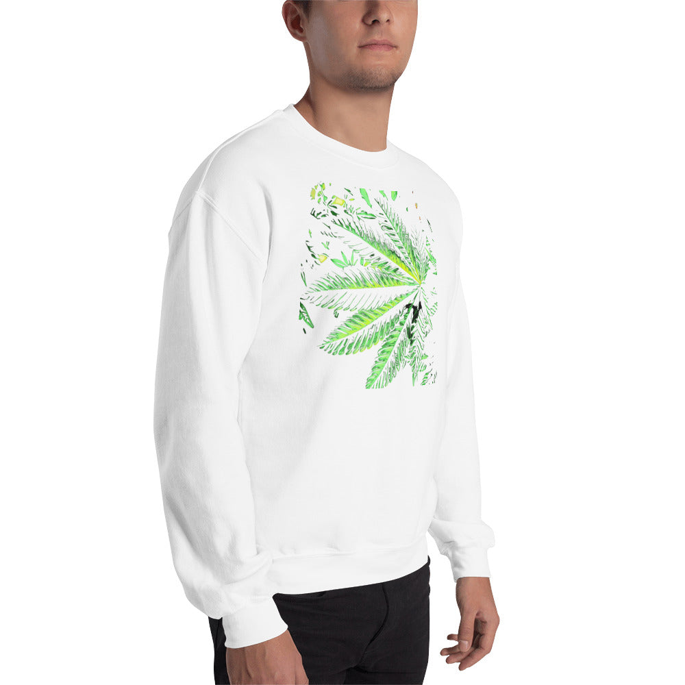 Biggest Cannabis Leaf Unisex Sweatshirt