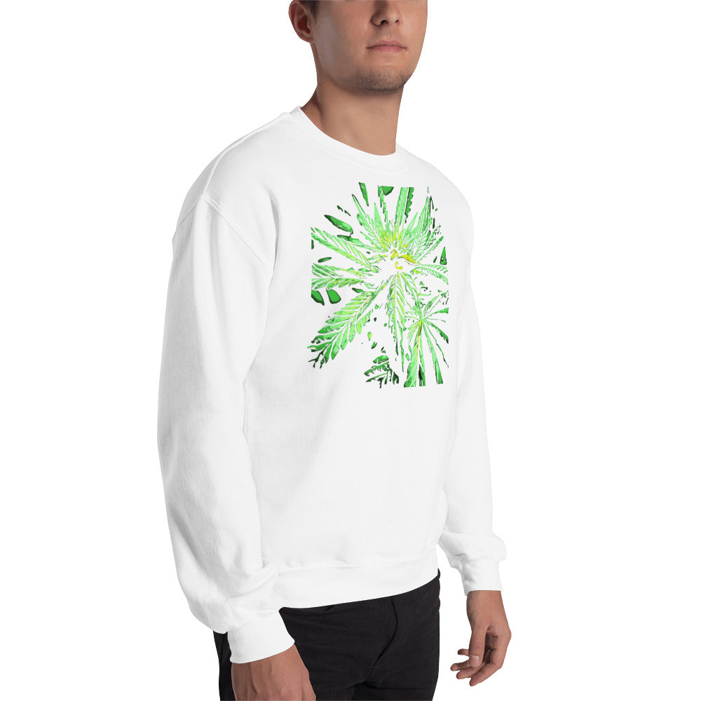 Seeded Flowering Cannabis Plant Unisex Sweatshirt