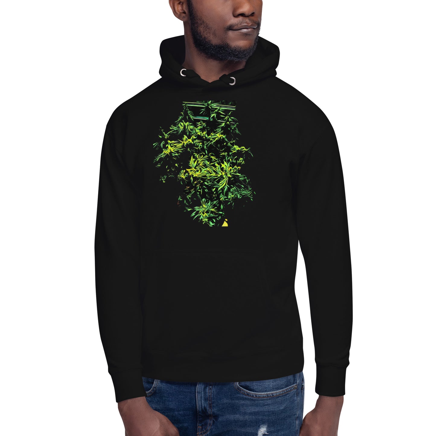 Monster Bush Cannabis Plant Unisex Hoodie